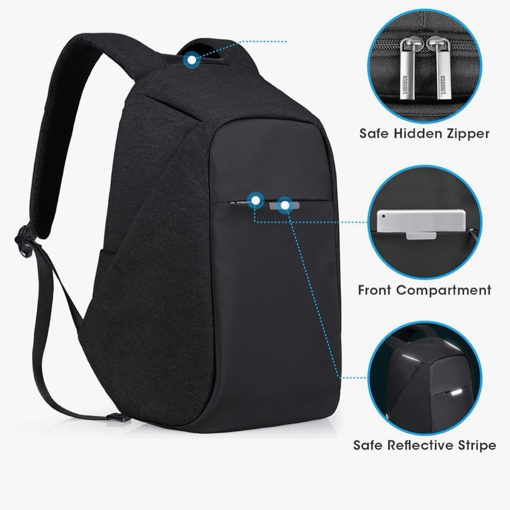 Black Tech Backpackk - Picture 8 of 10